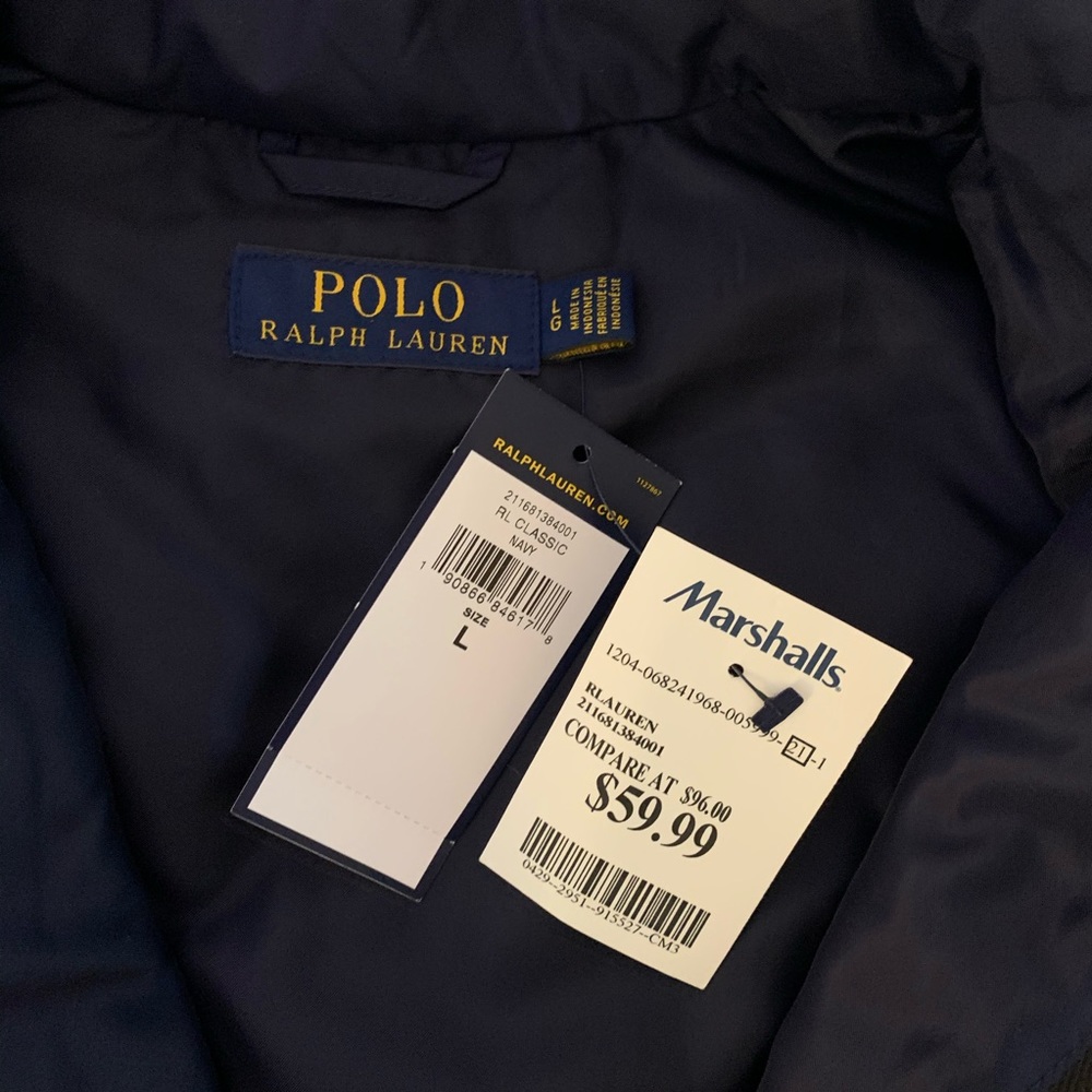 Polo Ralph Lauren NWT navy vest